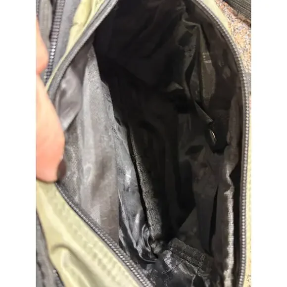 Gaozhili Olive Green Nylon Crossbody Bag-Excellent Condition - Picture 4 of 6